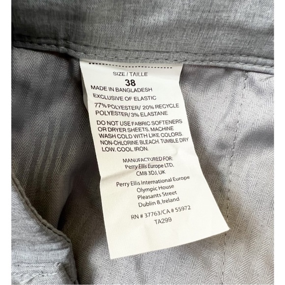 NWT Nicklaus Golf Shorts Heather Gray Elastic Drawstring Size 38 - Picture 6 of 8